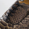 Secondhand Louboutin Pointed-Toe Python Loafers - '10s