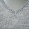 Secondhand Brunello Cucinelli Grey Cashmere V-Neck Sweater - '10s