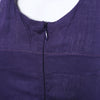 Secondhand Miu Miu Long Purple Sleeveless Dress with Ruffle Straps and Tiered Pleated Skirt - '10s