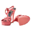 Secondhand Yves Saint Laurent Leather T-Strap Sandals - '10s
