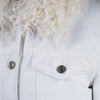 Secondhand Gucci by Tom Ford White Denim and Lamb Fur Jacket - '00s
