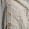 Secondhand Philosophy di Alberta Ferretti Beige Cotton Pleated Peplum Utility Jacket - '00s