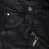 Secondhand Dolce&Gabbana Black Leather Biker Pants With Zip Details - '00s