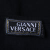 Secondhand Gianni Versace Black Sleeveless Embellished Knit Top - '90s