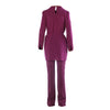 second hand Prada Purple Silk Co-Ord Set Tunic Top & Tailored Trousers- '90s