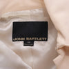 Secondhand John Bartlett Ivory Virgin Wool Zip Jacket - '90s