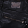 Secondhand Dolce&Gabbana Black Leather Biker Pants With Zip Details
