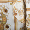 Secondhand Tao by Comme des Garçons Gold Baroque Pattern Trench Coat - '10s