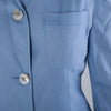 Secondhand Valentino Night Blue Viscose Skirt Suit - ’90s