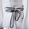Secondhand Anne Fontaine V-Neck Long Sleeve Blouse - '00s