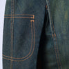 Secondhand Christian Dior by John Galliano Vintage Leather Embellished Denim Bar Jacket - '00s