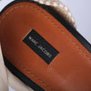 Secondhand Marc Jacobs Black Studded Espadrille Wedges with Ankle Ribbon Ties - '10s