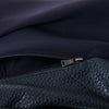 Secondhand Neil Barrett Oversize Bomber in Textured Leather Black Blue – ’10s