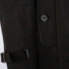 Secondhand Karen Millen Brown Monogram Jacquard Belted Trench Coat
