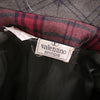 Secondhand Valentino Boutique Vintage Tartan Wool Blazer With Sculpted Shoulders - '80s