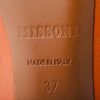 Secondhand Missoni Orange Upper And A Distinctive Multicolor Striped Block Heel - '10s
