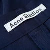 Secondhand Acne Studios Milica Wool-Blend Pants Navy - '10s