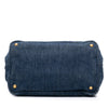 Prada Denim Canapa Logo Tote Secondhand