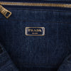 Prada Denim Canapa Logo Tote Secondhand