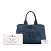 Prada Denim Canapa Logo Tote Secondhand