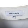 Secondhand Anne Fontaine V-Neck Long Sleeve Blouse - '00s