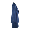Secondhand State of Claude Montana Vintage Navy Blue Double-Breasted Skirt Suit- '80s