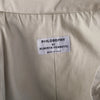 Secondhand Philosophy di Alberta Ferretti Beige Cotton Pleated Peplum Utility Jacket - '00s