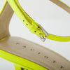 Secondhand Cesare Paciotti Yellow Heels with Ankle Strap - '10s