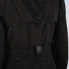 Secondhand Karen Millen Brown Monogram Jacquard Belted Trench Coat