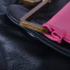 Secondhand Prada Black Pink Nappa Leather Shoulder Bag -'00s