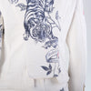 Secondhand Roberto Cavalli Vintage Tattoo Tiger Hearts Denim Jacket- '00s