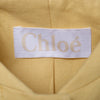 Secondhand Chloé Lemon Yellow Hemp And Silk Coat With Gold Buttons - '10s