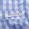 Secondhand Vivetta Blue & White Gingham Cotton Maxi Dress - '10s