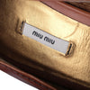 Secondhand Miu Miu, Cammeo Baroque, leather wedge - '00s