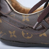 Secondhand Louis Vuitton Globe-Trotter Monogram Canvas & Patent Leather Sneakers - '00s