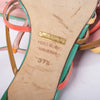 second hand Dolce & Gabbana Multicolor Strap Sandals with Low Kitten Heel - '10s