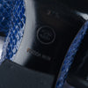 Secondhand Chanel Blue Snake-Embossed Leather Heels - '10s