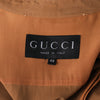 Secondhand Gucci by Tom Ford Camel Two-Piece Pant & Wrap Blouse Ensemble - '90s