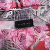 SECOND HAND John Richmond Pink Printed Silk Shirt & Maxi Skirt Set
