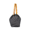 Secondhand Gucci Denim GG Canvas Bamboo Handbag - '10s