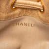 Chanel CC Caviar Drawstring Bucket Bag Secondhand