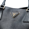 Prada Large Perforated Saffiano Lux Galleria Zip Tote Secondhand