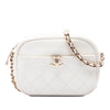 Chanel Small Quilted Goatskin Casual Trip Camera Bag Secondhand