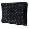 Balenciaga Lambskin Allover Logo Zip Pouch Secondhand