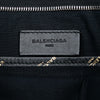 Balenciaga Lambskin Allover Logo Zip Pouch Secondhand
