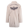 Secondhand Dolce & Gabbana Beige Trench Coat With Back Graphic- '90s