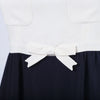 Secondhand Moschino Couture Two-Tone Dress with Bow Accent -'90s