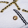 Secondhand Moschino Resort White Gold Chain Skirt - '10s