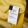 Secondhand Rochas Yellow Dress with Open Back Detail - '10s