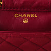 Secondhand Chanel Mini Timeless Mini Shoulder Bag In Red Quilted Leather - '90s